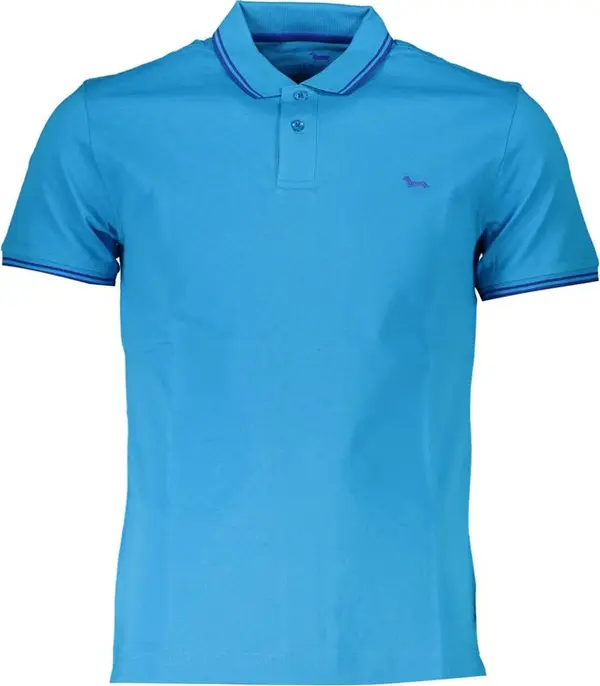 Azzurro Cotton Men Polo Shirt