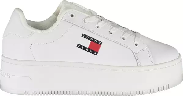 White Leather Women Sneaker