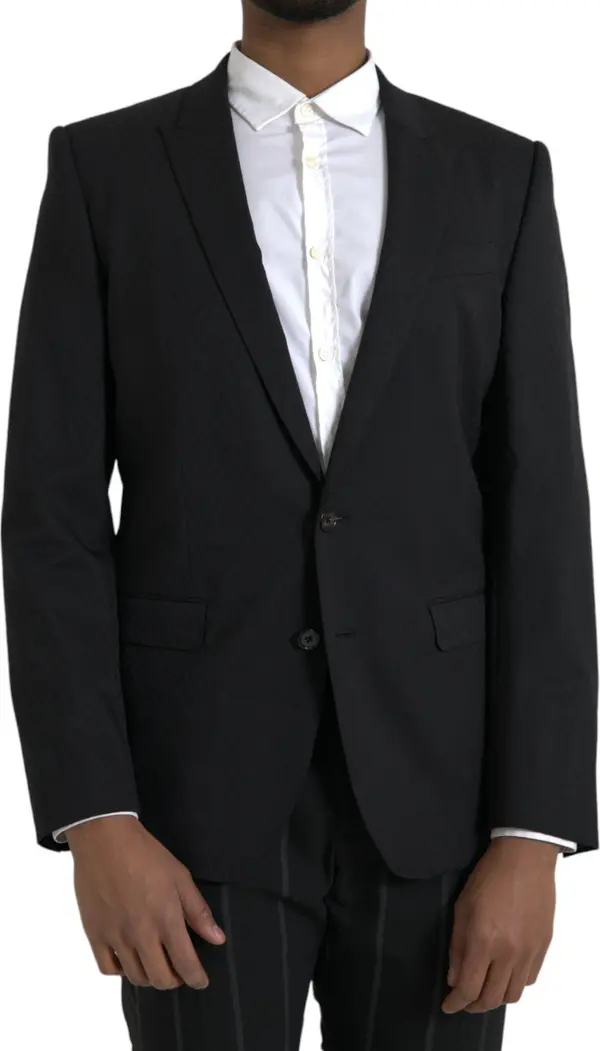 Black MARTINI Slim Fit Jacket Coat Blazer