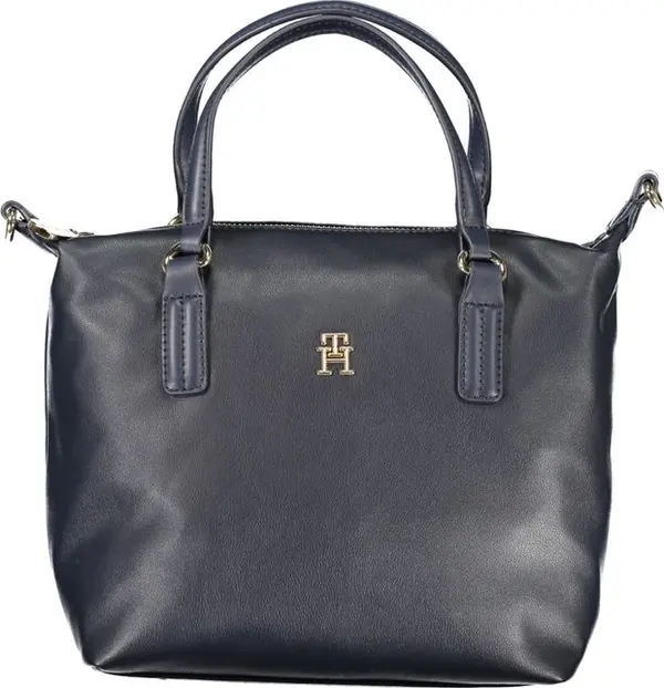 Blu Polyester Women Handbag