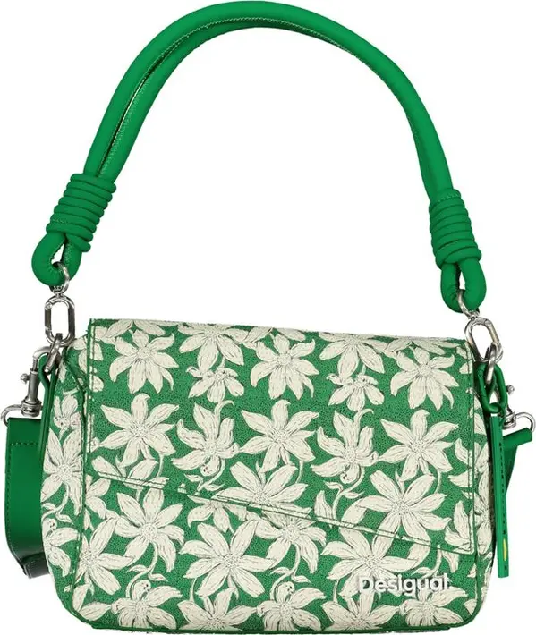 Verde Polyurethane Women's Handbag