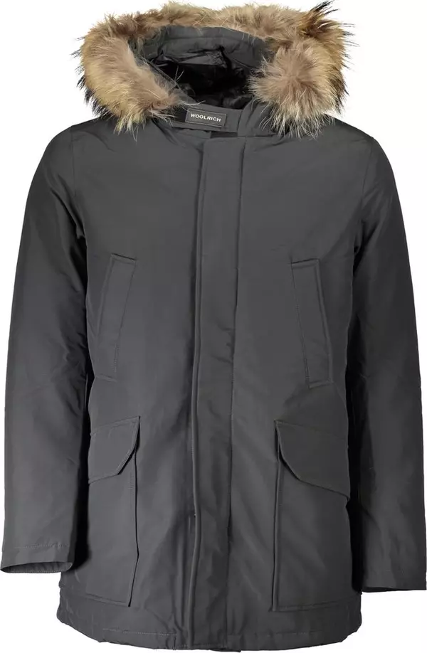 Gray Cotton Men's Jacket