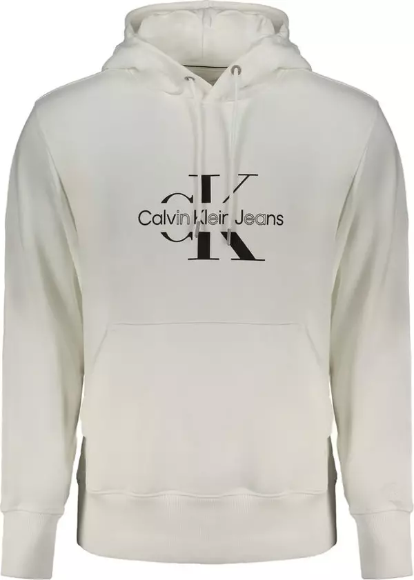 White Cotton Men Sweater