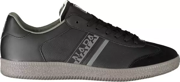 White Polyurethane Men Sneaker