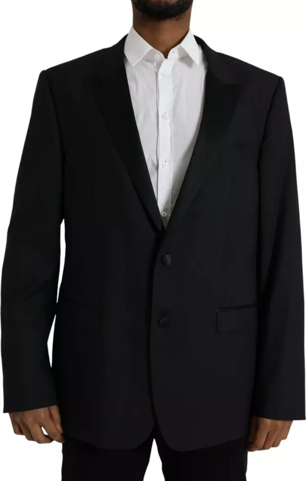 Blue MARTINI Single Breasted Coat Blazer