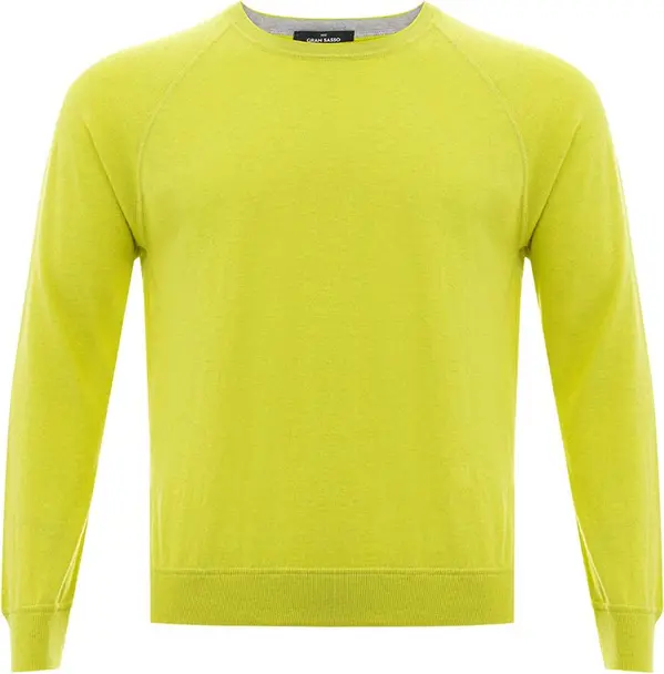 Yellow Cotton Sweatshirt