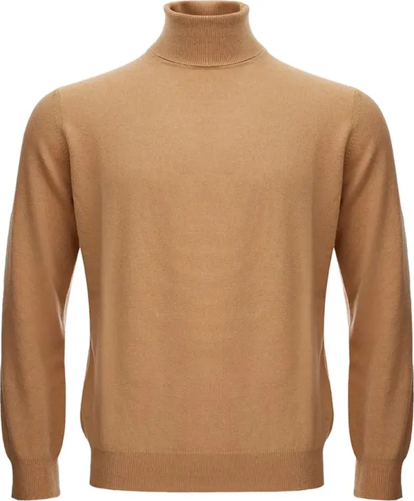 Brown Wool Turtleneck