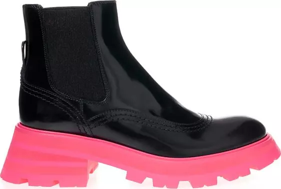 Black Leather Chelsea Boots