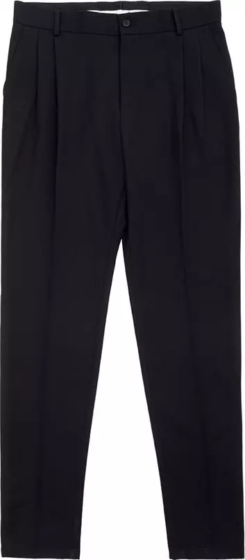 Black Polyester Dress Pants
