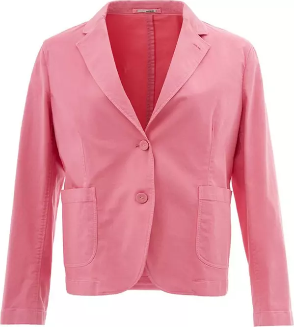 Pink Cotton Blazer