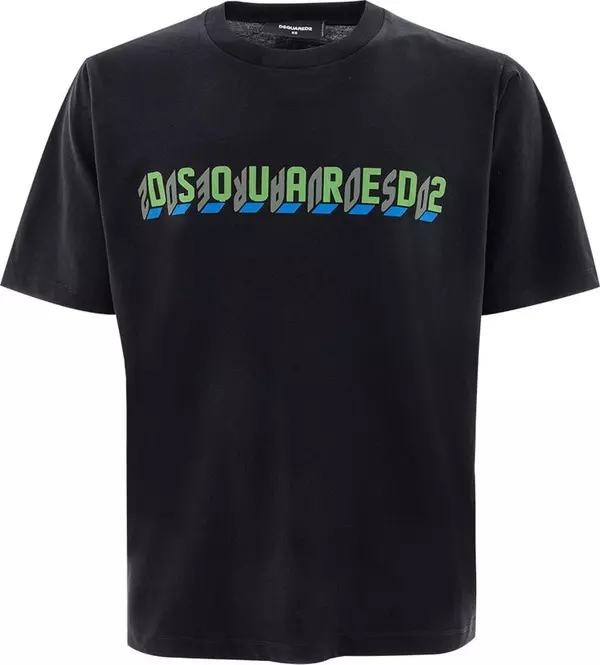 Black Cotton T-Shirt