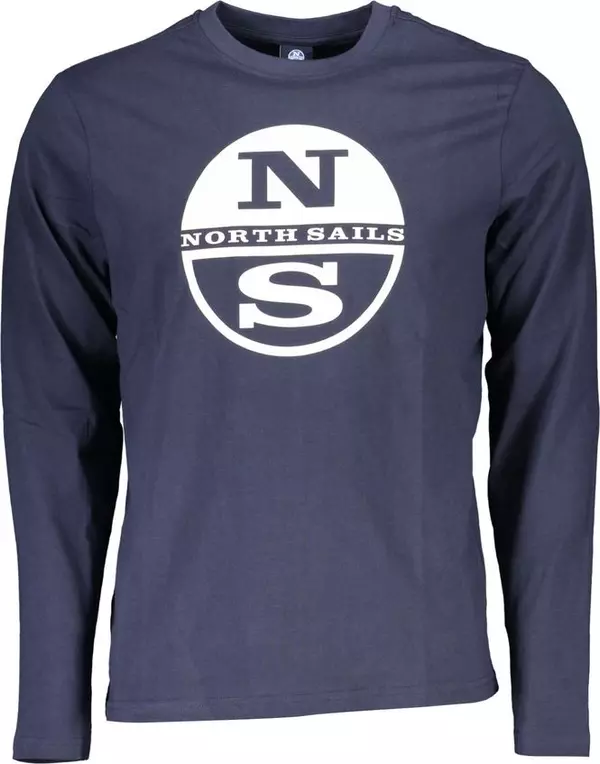 Blu Cotton Men T-Shirt
