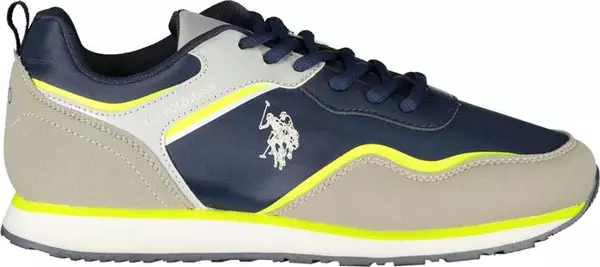 Blue Polyester Women Sneaker
