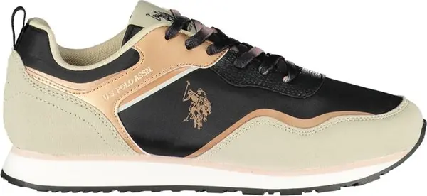 Nero Polyurethane Womens Sneaker