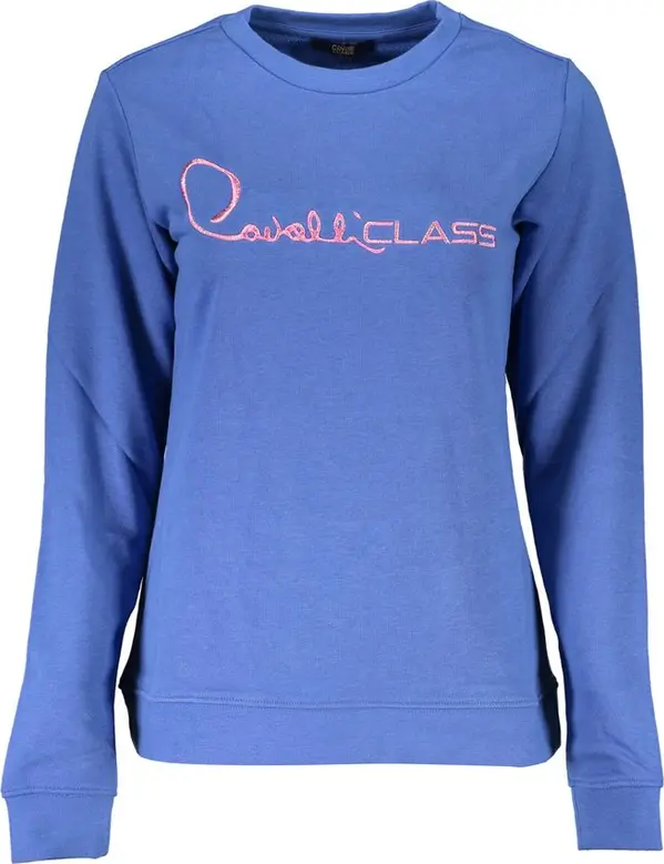 Blue Cotton Women's Sweatshirt