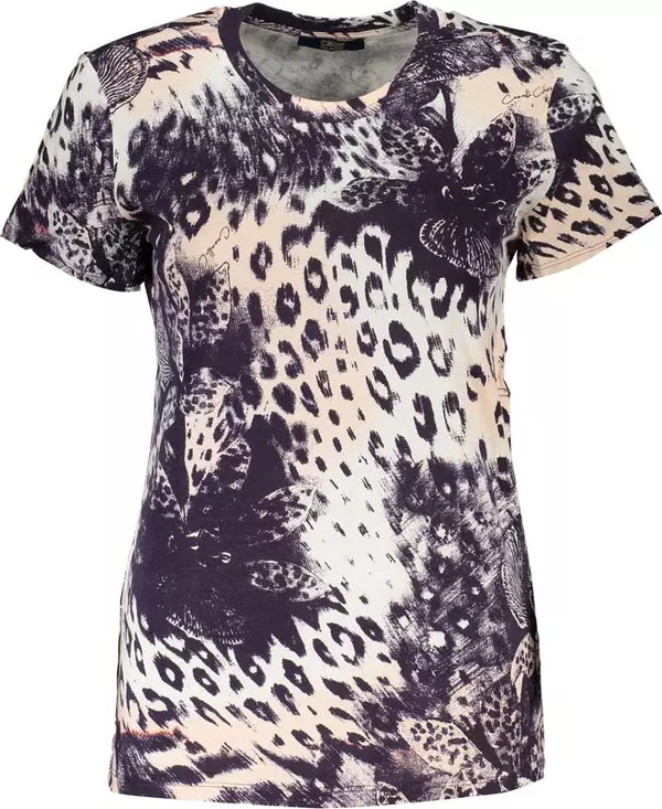 Pink Cotton Women T-Shirt
