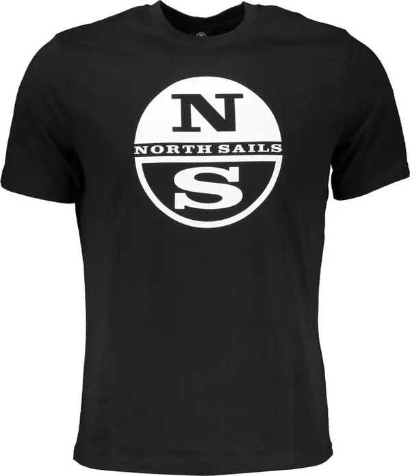 Black Cotton Men's T-Shirt