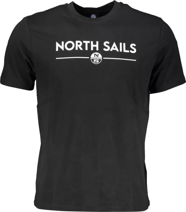 Black Cotton Men's T-Shirt
