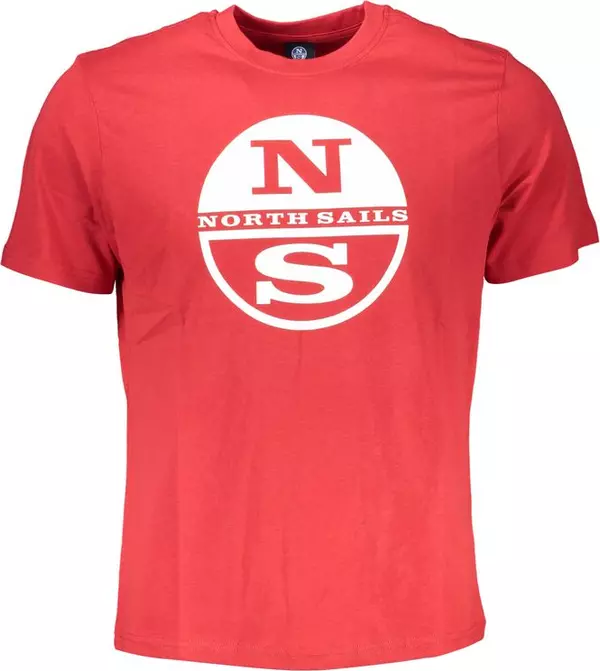 Red Cotton Men T-Shirt