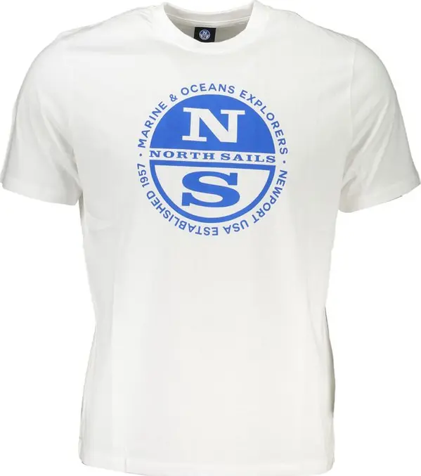 White Cotton Men's T-Shirt