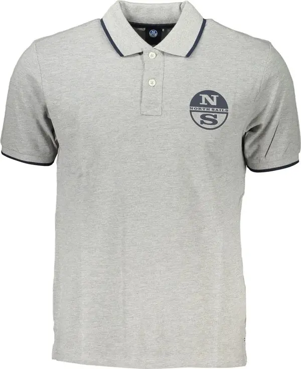 Grigio Cotton Mens Polo Shirt