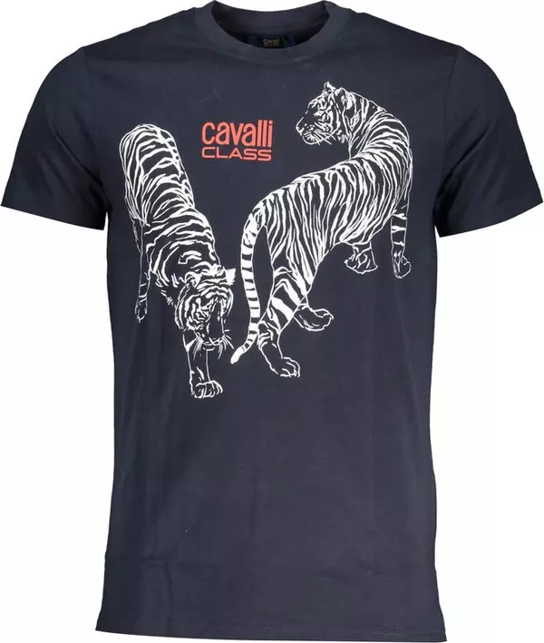 Blu Cotton Mens T-Shirt