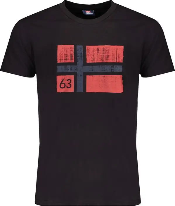 Black Cotton Men's T-Shirt