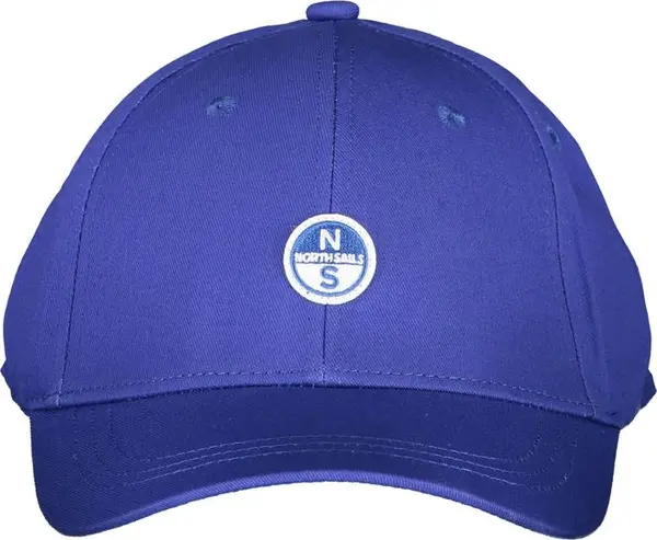 Blue Cotton Men Polo