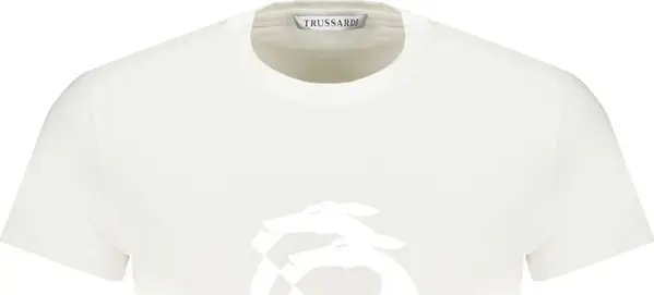 White Cotton Men's T-Shirt
