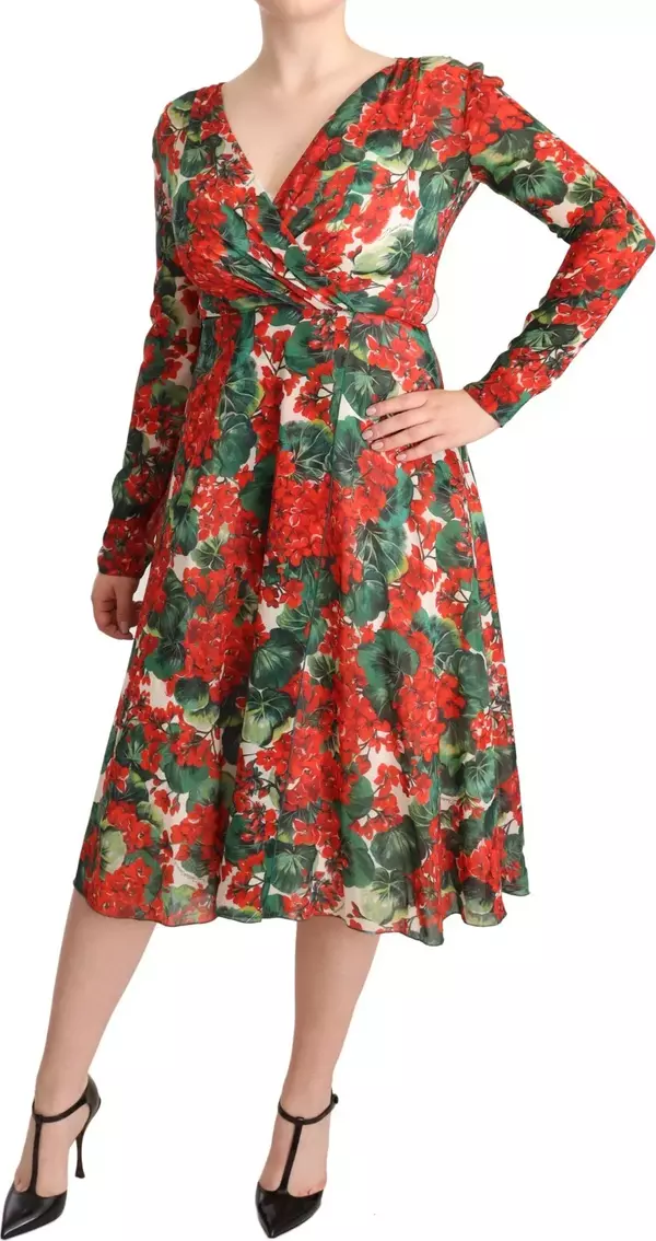 Multicolor Portofino-Print Shift Dress