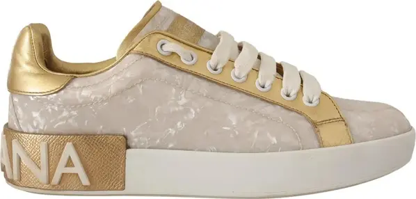 White Portofino Mother Of Pearl Sneakers Casual Shoes