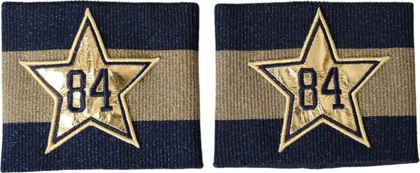 Black Gold Logo Star 84 Viscose Wristband
