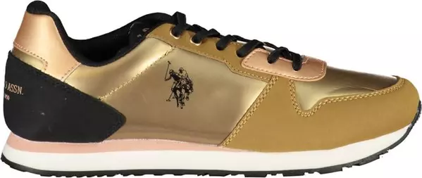 Oro Poliuretano Donna Sneaker