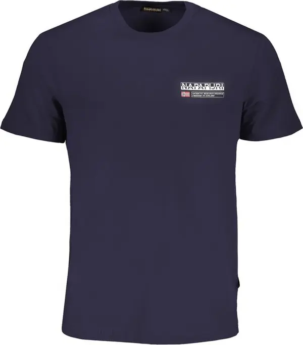 Blue Organic Cotton Men T-Shirt