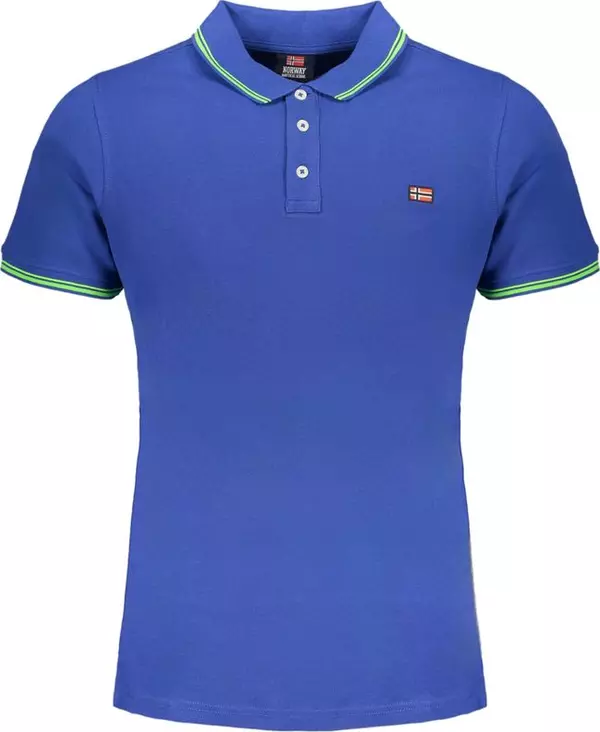 Blu Cotton Men Polo