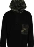 Black Camouflage Hooded Sweatshirt Sweater