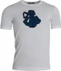 White King Of Love Round Neck Short Sleeves T-shirt