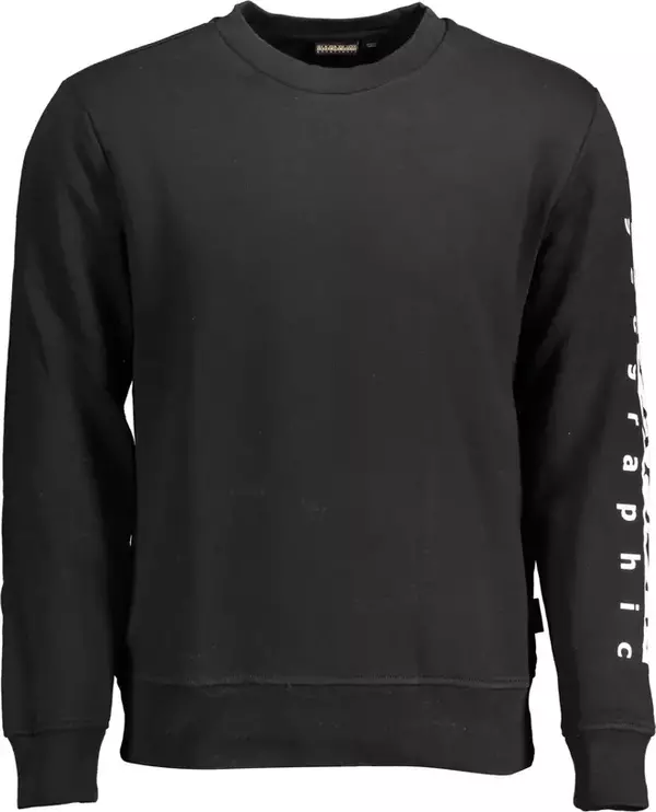 Black Cotton Sweater