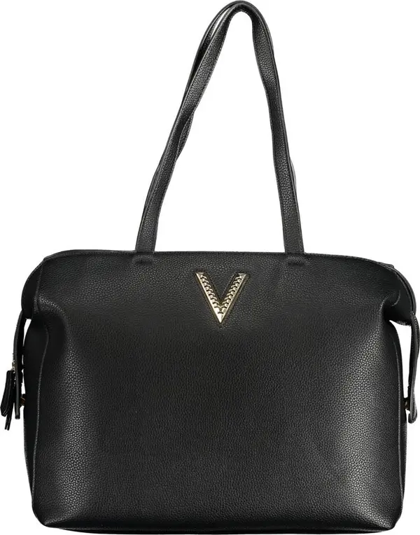 Black Polyurethane Women's Bag