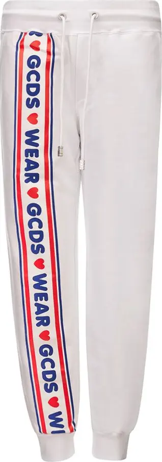 White Cotton Joggers (Workout Pants)