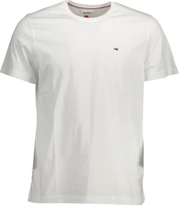 White Cotton Men's T-Shirt