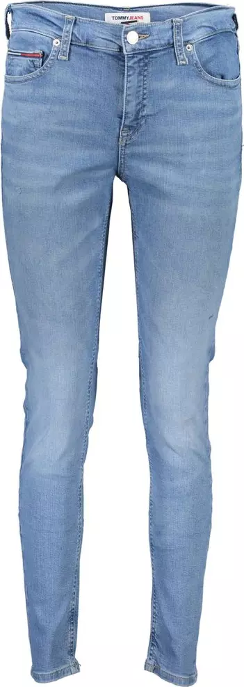 Azzurro Cotton Women's Skinny Jeans