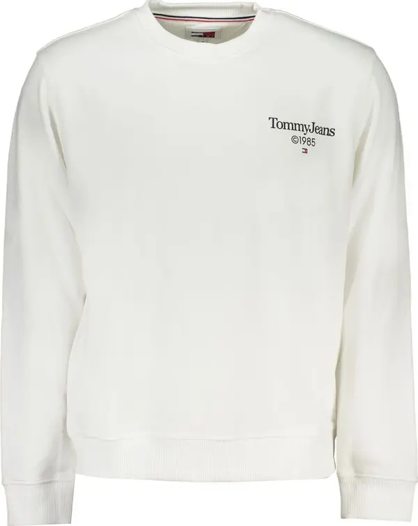 White Cotton Men's Sweatshirt