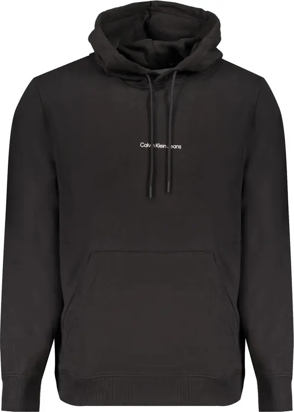 Black Cotton Men's Sweatshirt