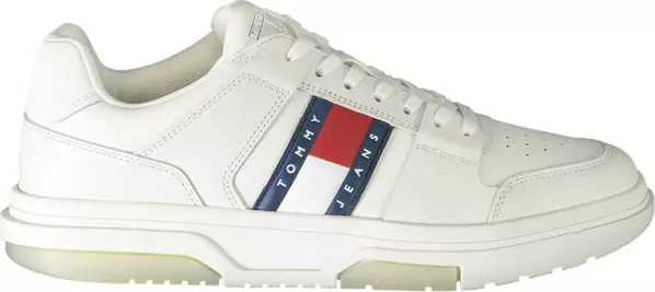 Bianco Polyurethane Men Sneaker