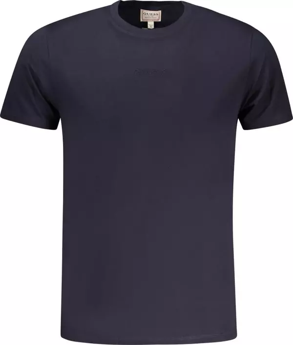 Blu Cotton Men T-Shirt
