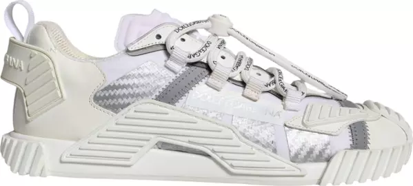 White Lace Up Low Top NS1 Sneakers Shoes