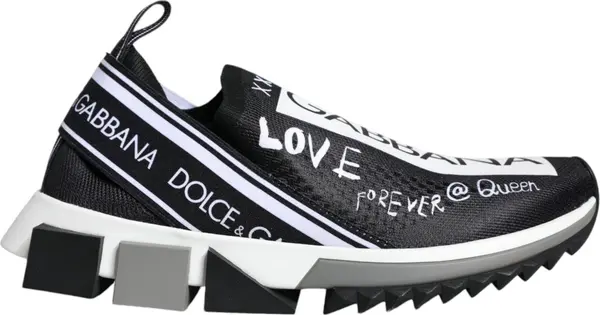 Black White Sorrento Low Top Sneakers Shoes