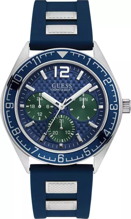 Blue Synthetic Sport Watch