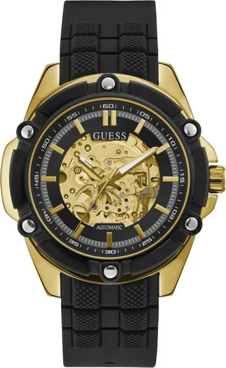 Black Resin Dress Watch